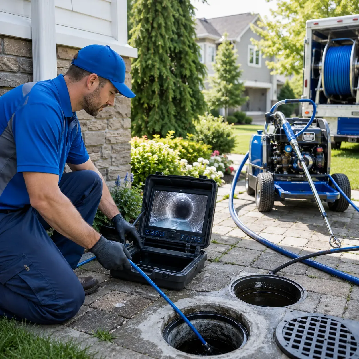 Outdoor drain cleaning professionals serving Jonesville, MI